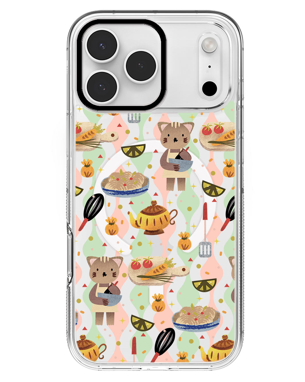 iPhone Rearguard MagSwap - Cooking Cat