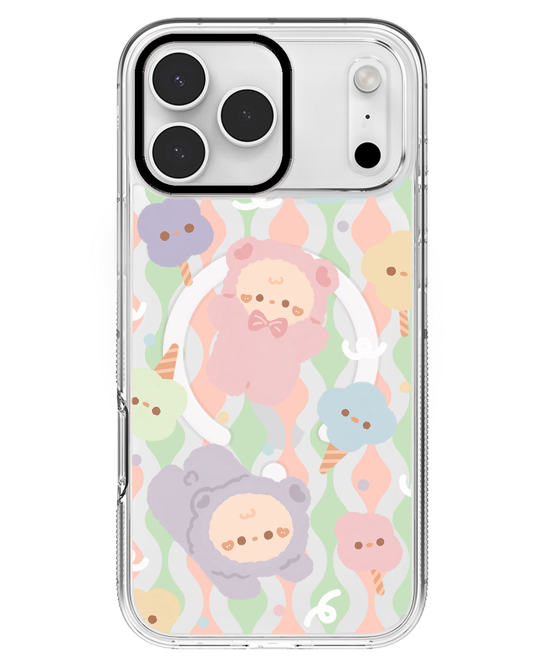 iPhone Rearguard MagSwap - Cotton Teddy