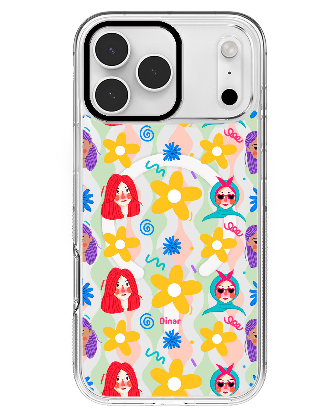 iPhone Rearguard MagSwap - Daisy Faces