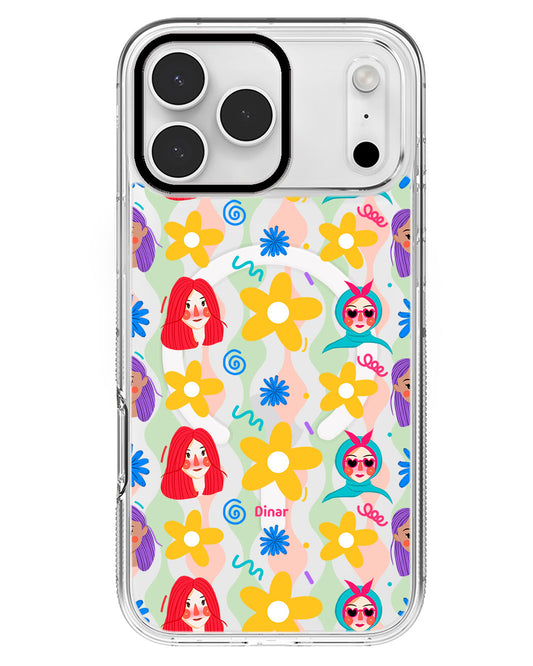 iPhone Rearguard MagSwap - Daisy Faces