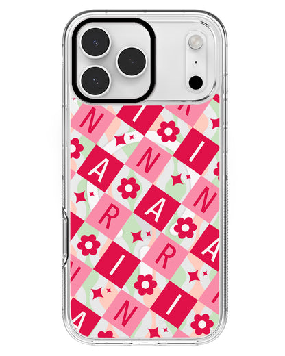 iPhone Rearguard MagSwap - CUSTOM MONOGRAM 3.0 Flower Grid 1.0