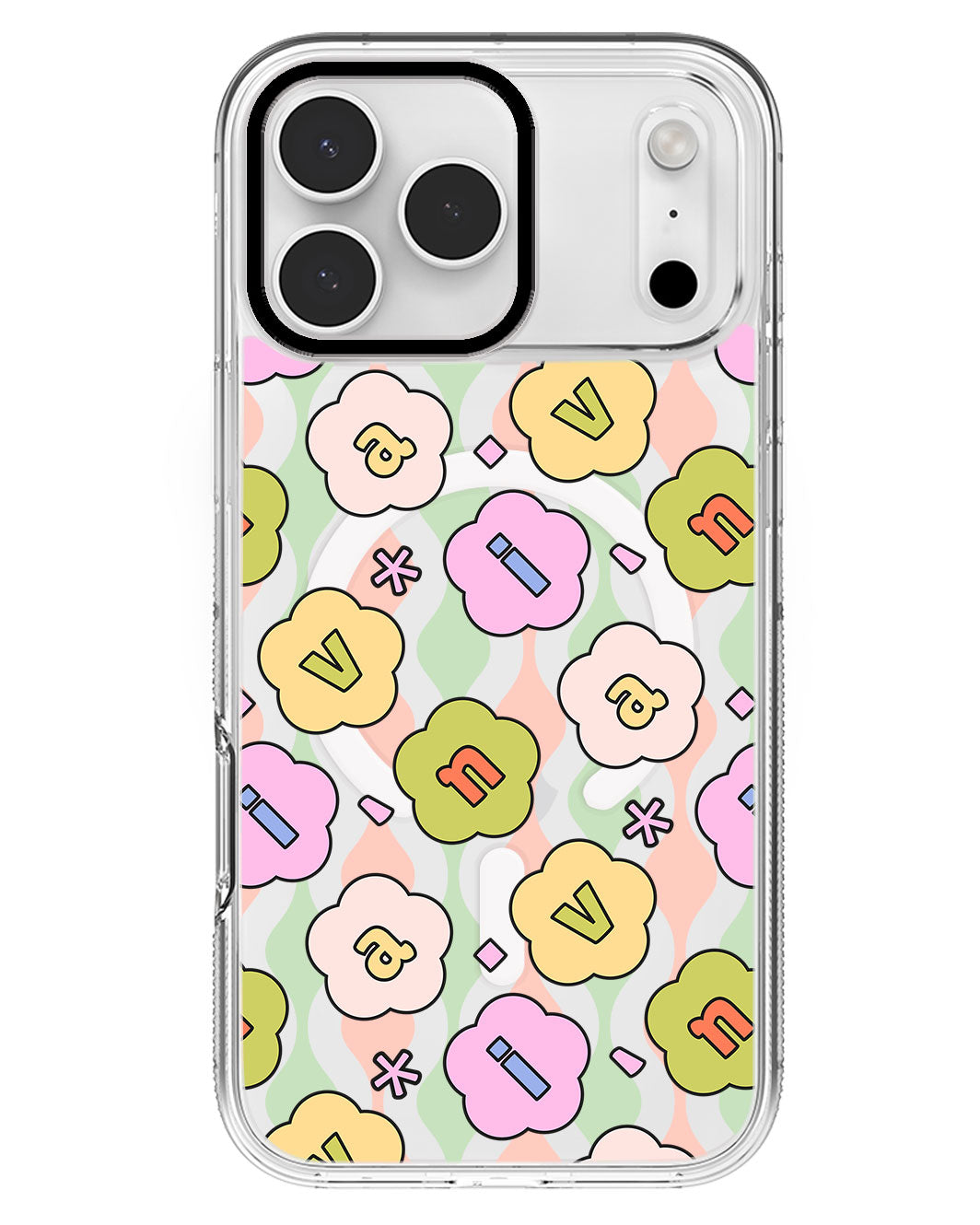 iPhone Rearguard MagSwap - CUSTOM MONOGRAM 3.0 Flower Petals 1.0