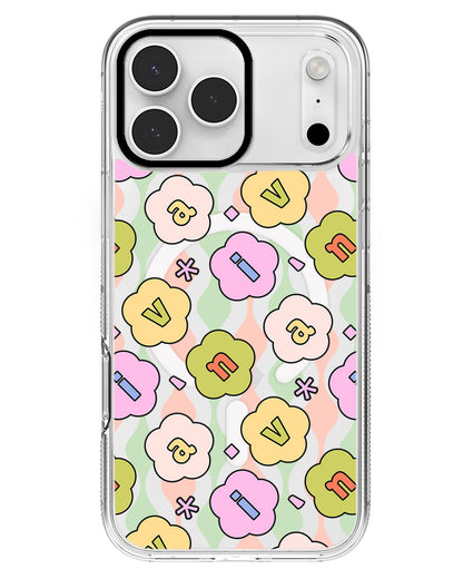 iPhone Rearguard MagSwap - CUSTOM MONOGRAM 3.0 Flower Petals 1.0