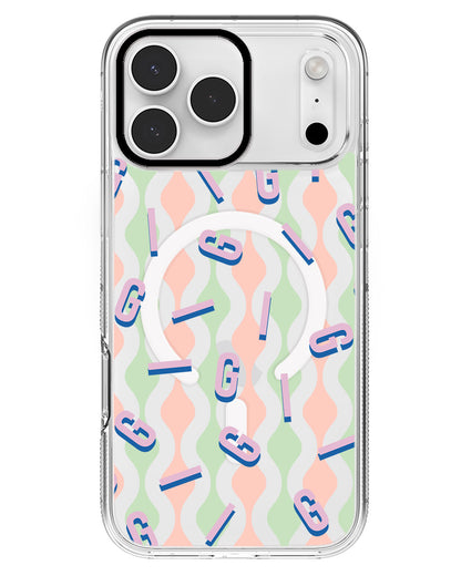 iPhone Rearguard MagSwap - CUSTOM MONOGRAM 1.0 Cotton Candy