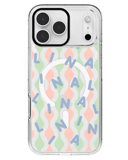 iPhone Rearguard MagSwap - CUSTOM MONOGRAM 2.0 Blue