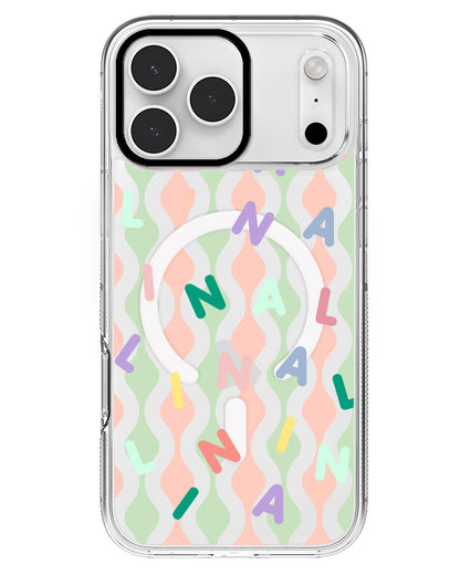 iPhone Rearguard MagSwap - CUSTOM MONOGRAM 2.0 Rainbow