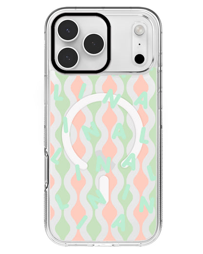 iPhone Rearguard MagSwap - CUSTOM MONOGRAM 2.0 Tosca