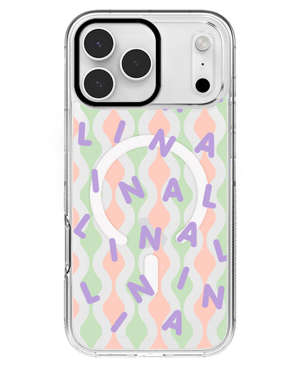 iPhone Rearguard MagSwap - CUSTOM MONOGRAM 2.0 Lilac