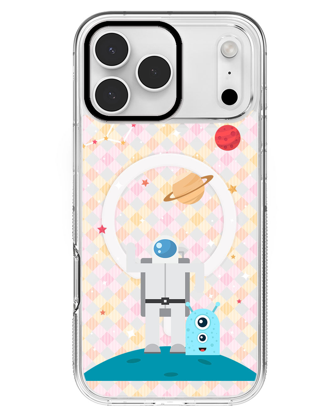 iPhone Rearguard MagSwap - Blue Alien