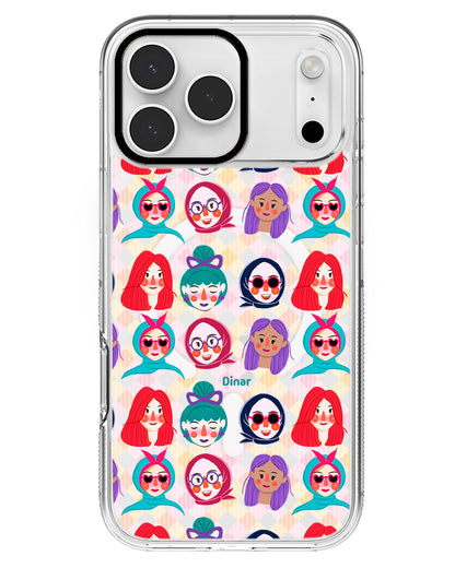 iPhone Rearguard MagSwap - Cute Sweety Faces