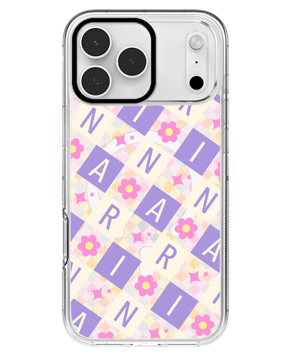 iPhone Rearguard MagSwap - CUSTOM MONOGRAM 3.0 Flower Grid 3.0