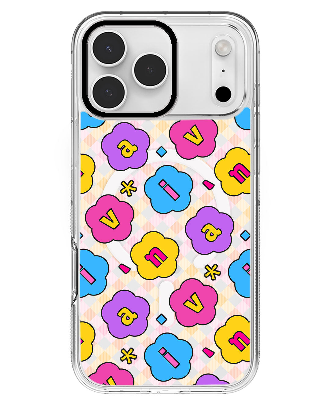 iPhone Rearguard MagSwap - CUSTOM MONOGRAM 3.0 Flower Petals 4.0