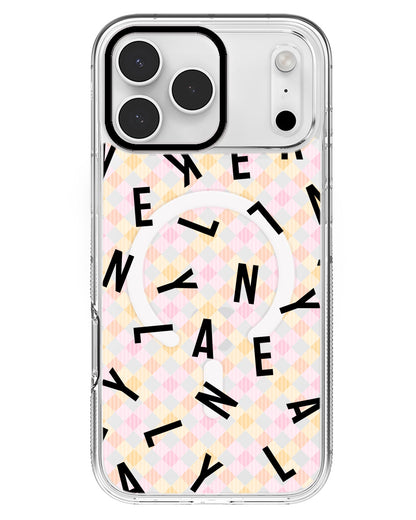iPhone Rearguard MagSwap - CUSTOM MONOGRAM 2.0 Noir