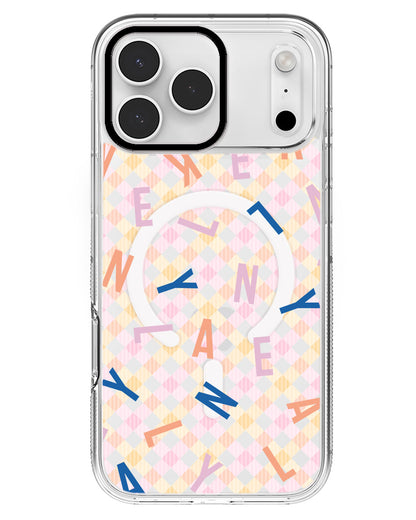 iPhone Rearguard MagSwap - CUSTOM MONOGRAM 1.0 Rainbow