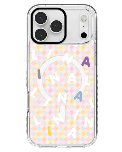 iPhone Rearguard MagSwap - CUSTOM MONOGRAM 2.0 White