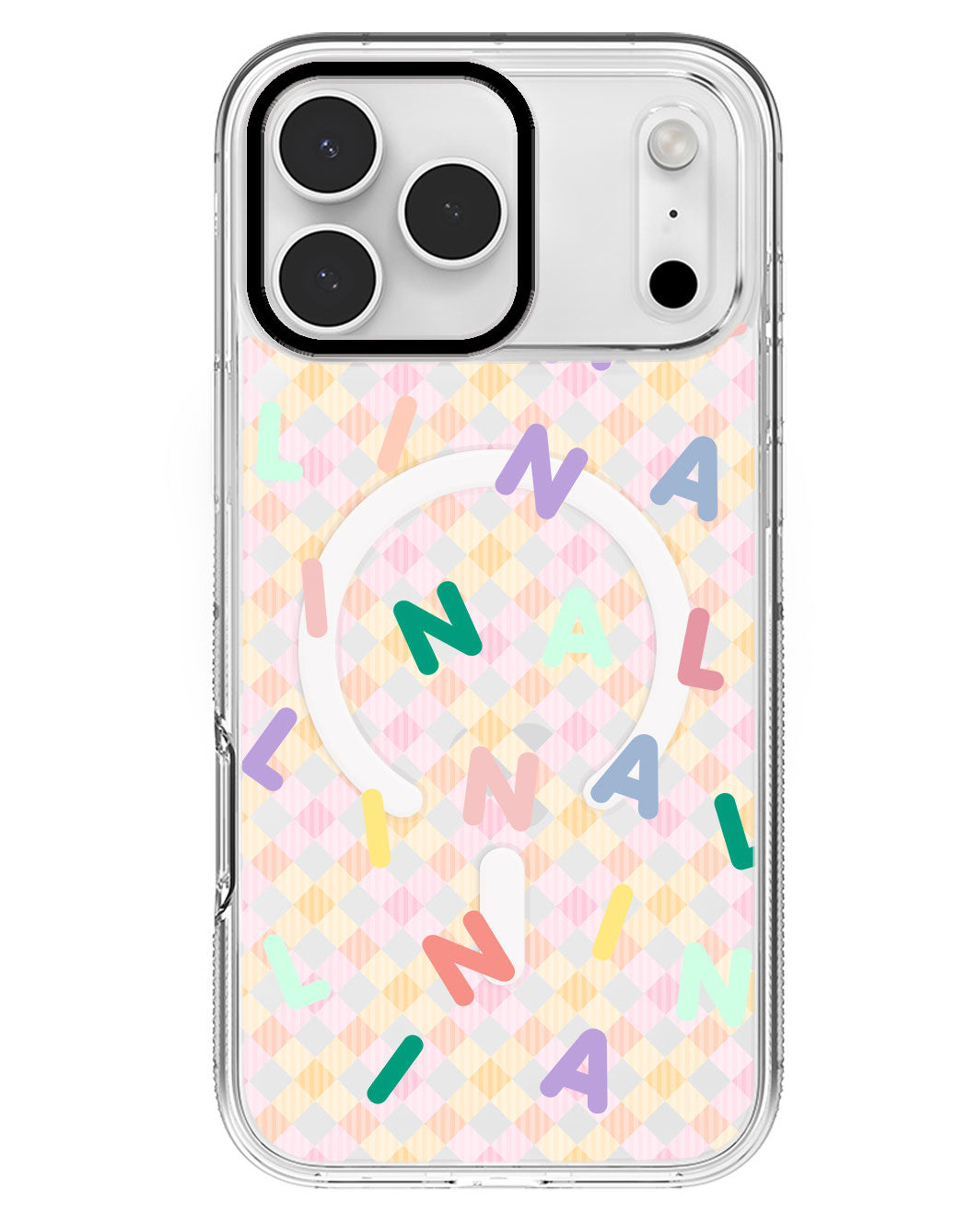 iPhone Rearguard MagSwap - CUSTOM MONOGRAM 2.0 Rainbow