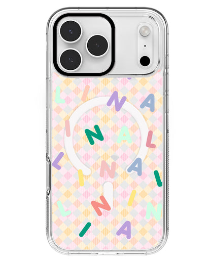 iPhone Rearguard MagSwap - CUSTOM MONOGRAM 2.0 Rainbow