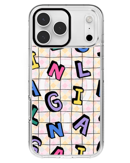 iPhone Rearguard MagSwap - Playful Monogram 2.0
