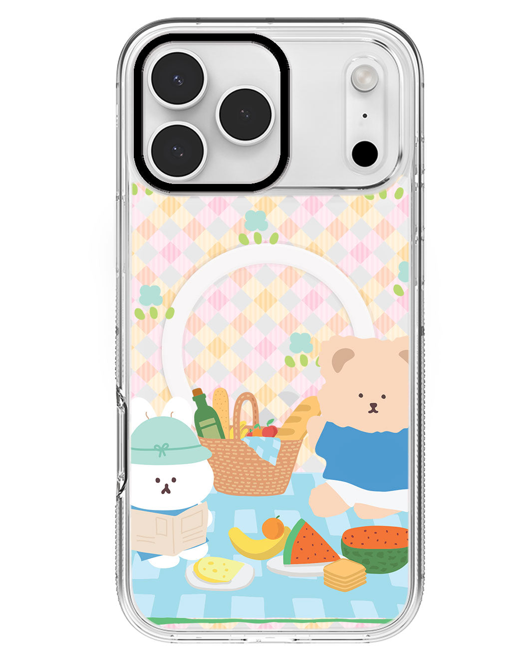 iPhone Rearguard MagSwap - Picnic Bear Blue