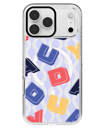 iPhone Rearguard MagSwap - Cool Monogram