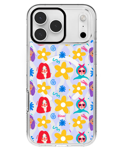 iPhone Rearguard MagSwap - Daisy Faces