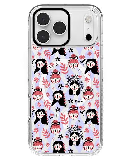 iPhone Rearguard MagSwap - Flowery Faces