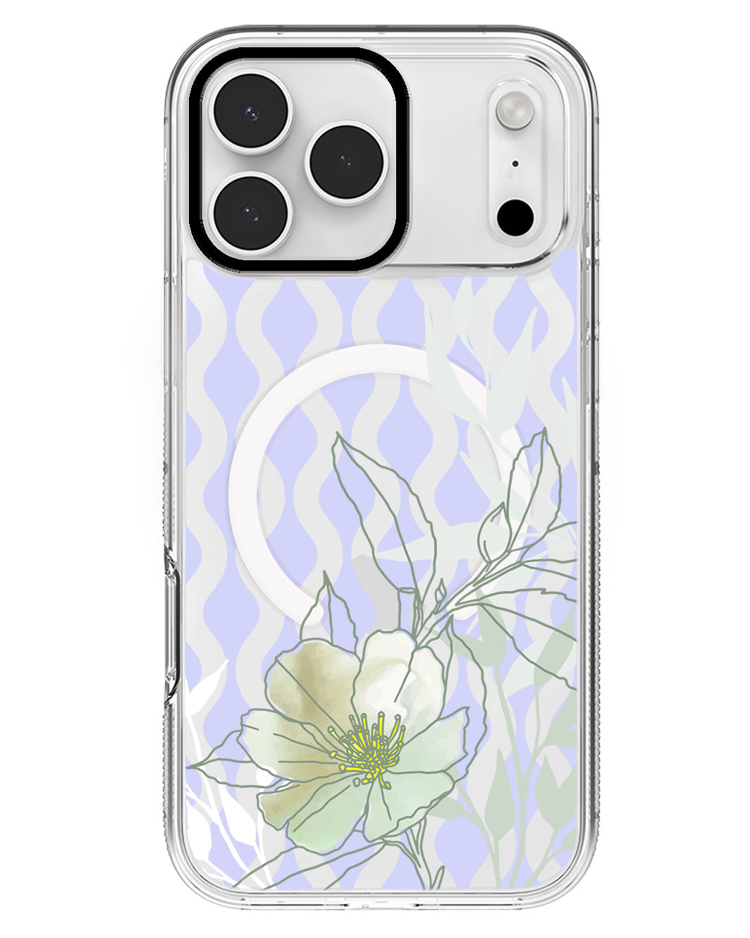 iPhone Rearguard MagSwap - Greenmint Lily