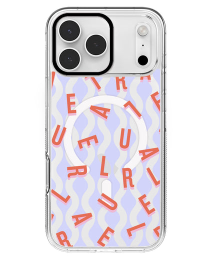 iPhone Rearguard MagSwap - CUSTOM MONOGRAM 1.0 Coral