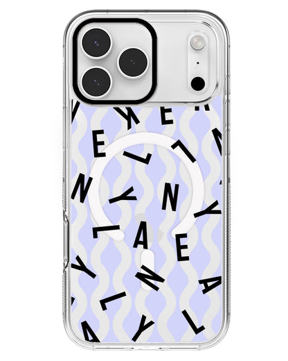 iPhone Rearguard MagSwap - CUSTOM MONOGRAM 2.0 Noir