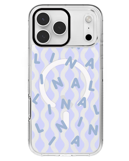 iPhone Rearguard MagSwap - CUSTOM MONOGRAM 2.0 Blue