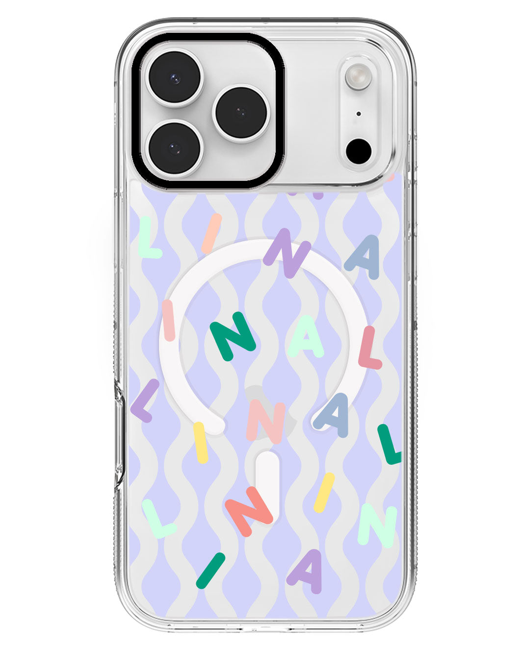 iPhone Rearguard MagSwap - CUSTOM MONOGRAM 2.0 Rainbow