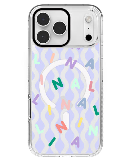 iPhone Rearguard MagSwap - CUSTOM MONOGRAM 2.0 Rainbow