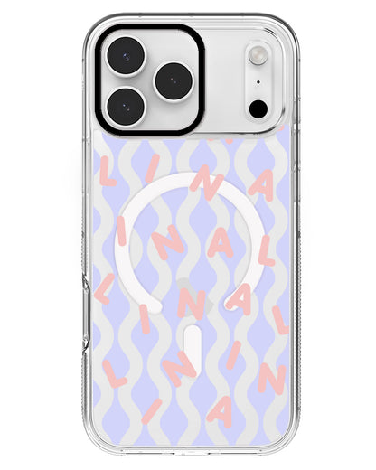 iPhone Rearguard MagSwap - CUSTOM MONOGRAM 2.0 Rosewater
