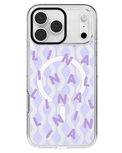 iPhone Rearguard MagSwap - CUSTOM MONOGRAM 2.0 Lilac