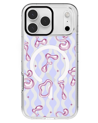 iPhone Rearguard MagSwap - Pink Chrome Monogram
