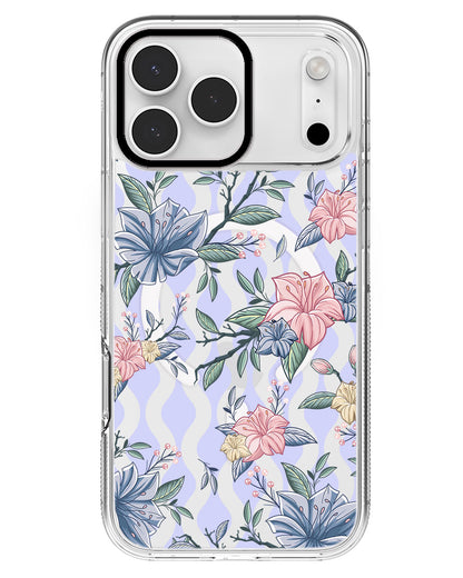 iPhone Rearguard MagSwap - Pink & Blue Floral
