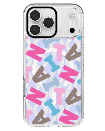 iPhone Rearguard MagSwap - Scattered Monogram 2.0