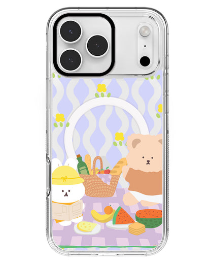 iPhone Rearguard MagSwap - Picnic Bear Lilac