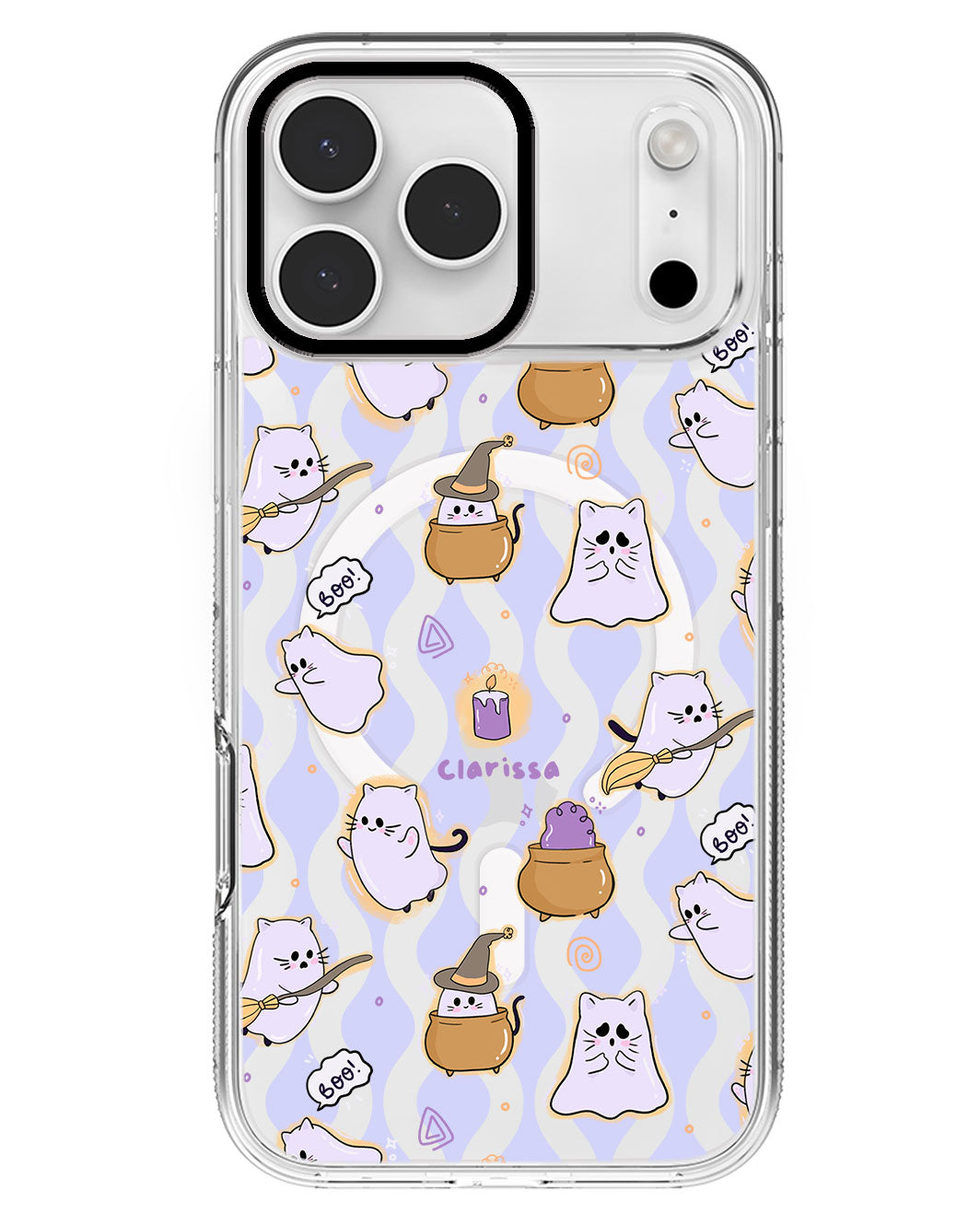 iPhone Rearguard MagSwap - Spooky Cat