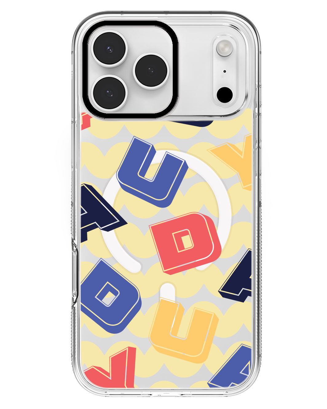 iPhone Rearguard MagSwap - Cool Monogram