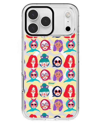 iPhone Rearguard MagSwap - Cute Sweety Faces