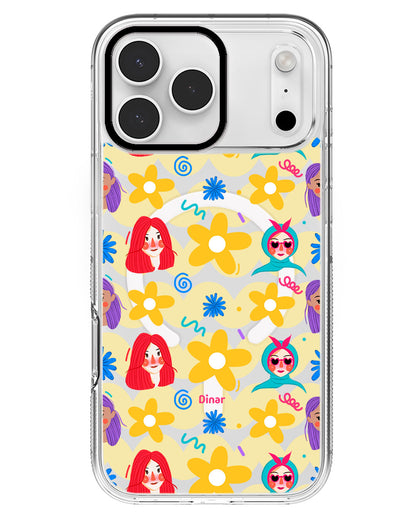 iPhone Rearguard MagSwap - Daisy Faces