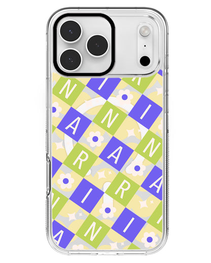 iPhone Rearguard MagSwap - CUSTOM MONOGRAM 3.0 Flower Grid 5.0