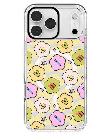 iPhone Rearguard MagSwap - CUSTOM MONOGRAM 3.0 Flower Petals 1.0