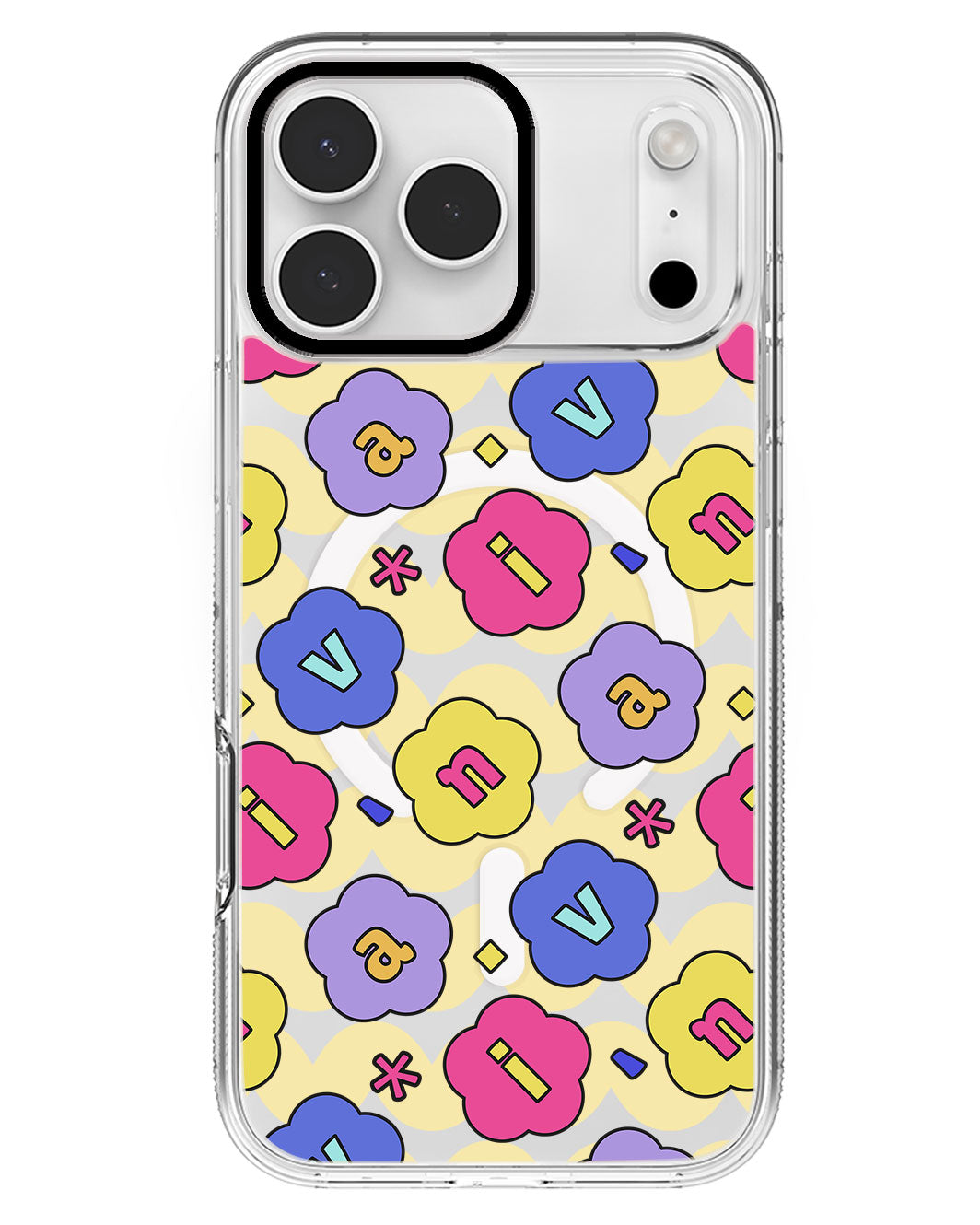 iPhone Rearguard MagSwap - CUSTOM MONOGRAM 3.0 Flower Petals 2.0