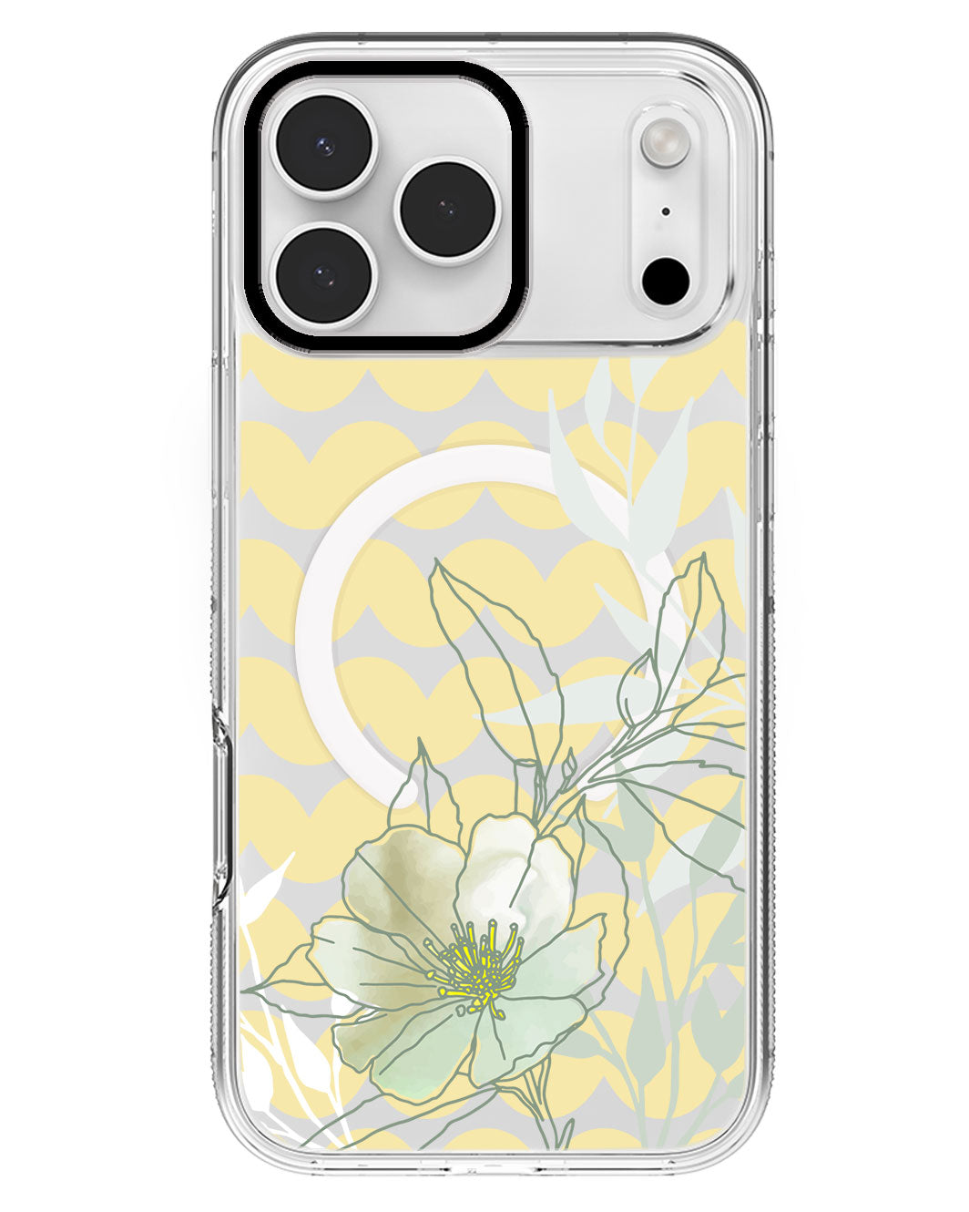 iPhone Rearguard MagSwap - Greenmint Lily