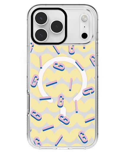 iPhone Rearguard MagSwap - CUSTOM MONOGRAM 1.0 Cotton Candy