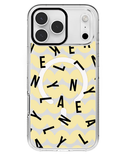 iPhone Rearguard MagSwap - CUSTOM MONOGRAM 2.0 Noir