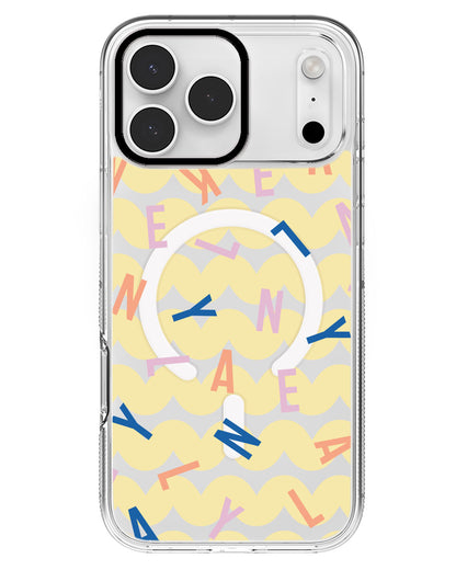 iPhone Rearguard MagSwap - CUSTOM MONOGRAM 1.0 Rainbow