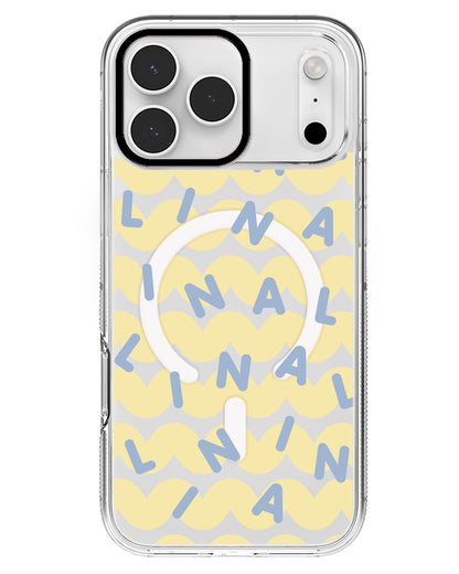 iPhone Rearguard MagSwap - CUSTOM MONOGRAM 2.0 Blue